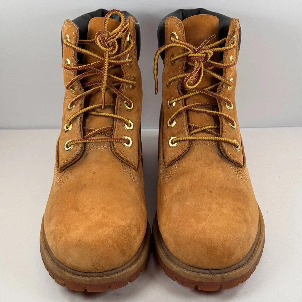 Timberland 6 Inch Premium Waterproof Boots Wheat Nubuck Leather 10361 Men's7M